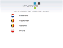 Tablet Screenshot of mycollections.com